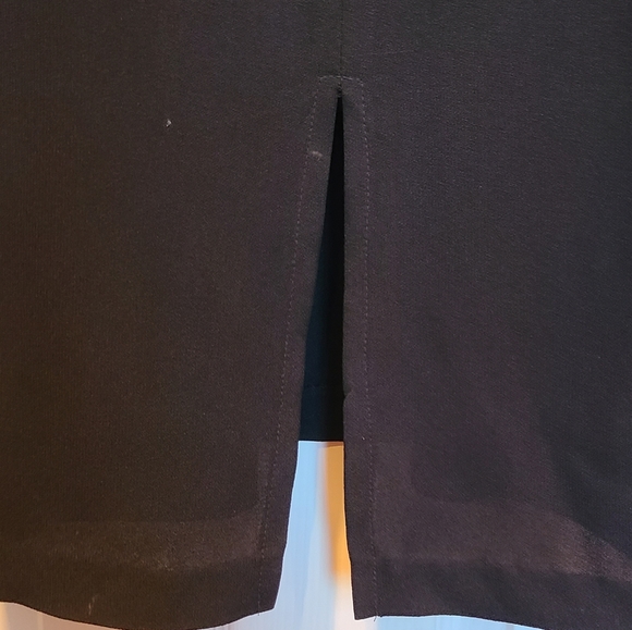 Collections vintage deadstock 8 black long cocktail dress - Picture 4 of 9